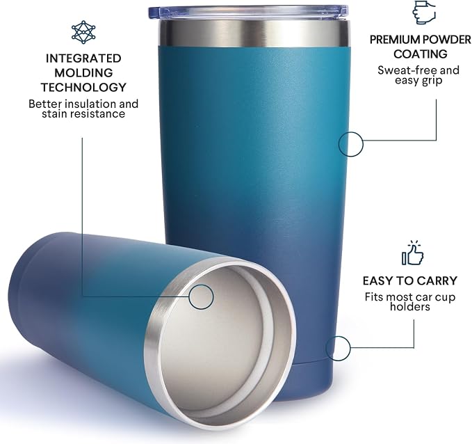 Volhoply 20oz Stainless Steel Tumbler