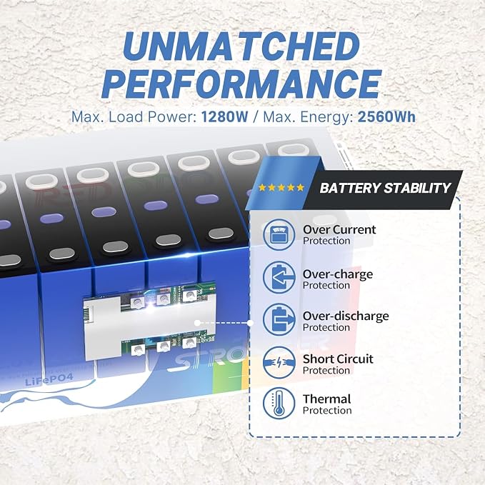Redodo 12.8V 200Ah LiFePO4 Battery Lithium Battery