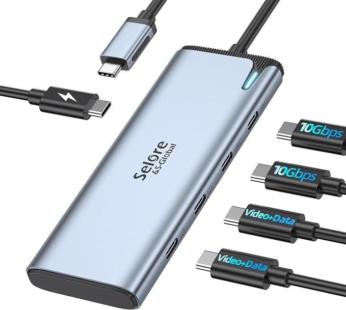 Selore&S-Global USB C Splitter