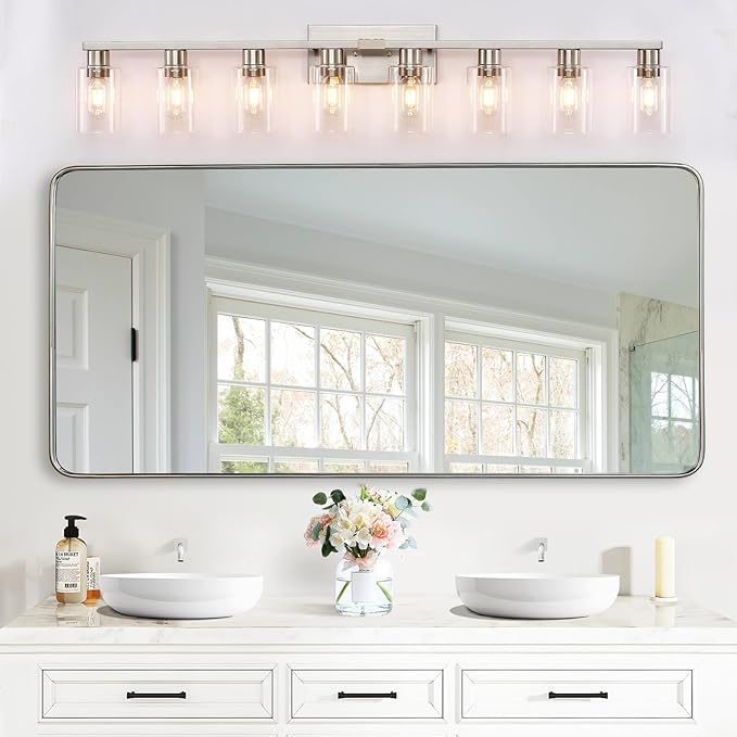 8 Light Bathroom Vanity Light