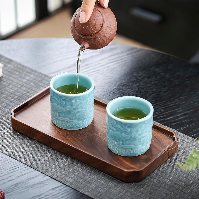 Ceramic Espresso Cups Set of 2 or 4-3oz Demitasse Cups