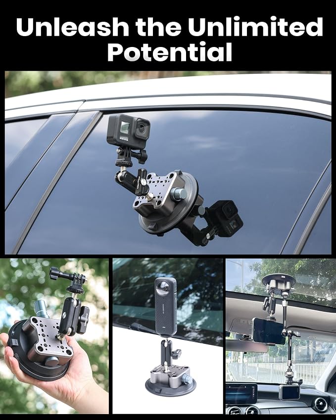 4.5" Suction Cup Camera Mount Universal Car Mount