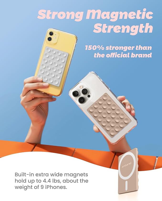 amBand Magnetic Suction Phone Mount Trendy Stocking Stuffers