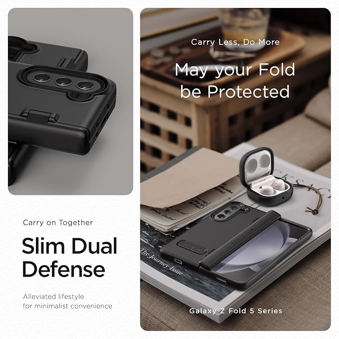 VRS DESIGN Phone Case for Galaxy Z Fold 5 5G, Premium Modern Neat Style Case