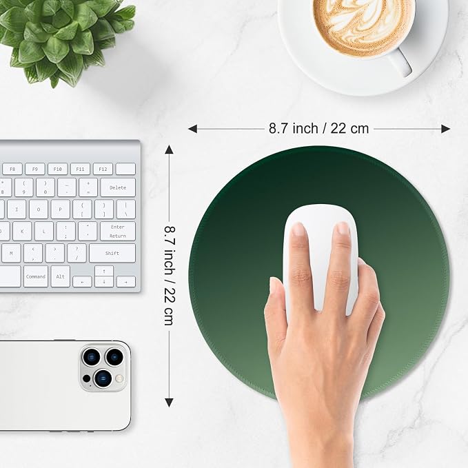 ITNRSIIET Mouse Pad Non-Slip Rubber Base Smooth Surface Stitched Edges