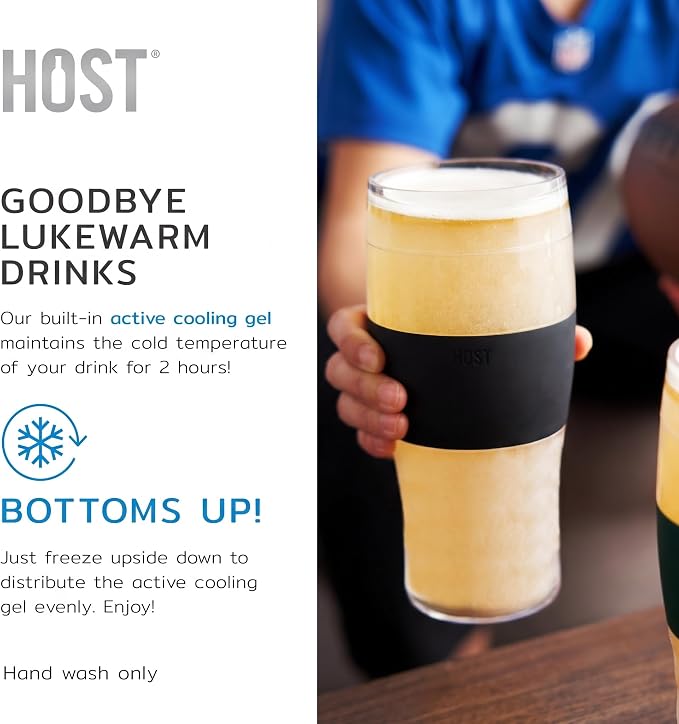 Host Freeze, Frozen Mugs, Freezable Pint Set, Beer Keep Your Drinks Cold