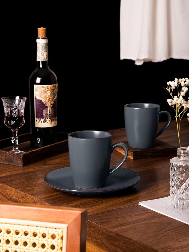 famiware Venus Coffee Mugs Set of 8, 13 oz Ceramic Stoneware Mug Cup Set |