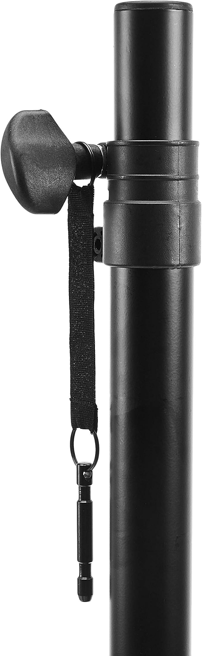 Amazon Basics Speaker Stand, Holds up to 99.2 lbs, Adjustable Height 52" to 73"