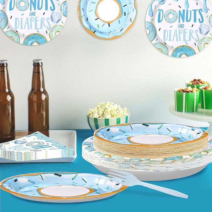 96Pcs Donut Baby Shower Decorations