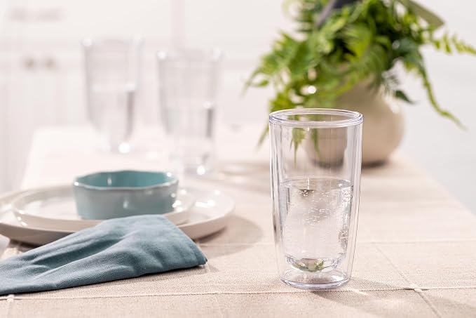 Tervis Crystal Clear Tabletop Made in USA Double Walled Insulated Tumbler