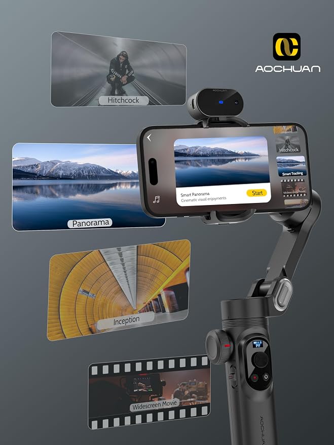 Smartphone Gimbal Stabilizer, 3-axis Stabilizer