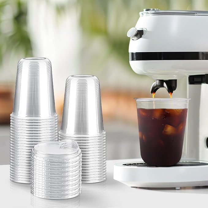 16 oz Round Bottom Clear Plastic Cups