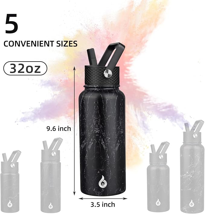 BJPKPK 32oz Insulated Water Bottle