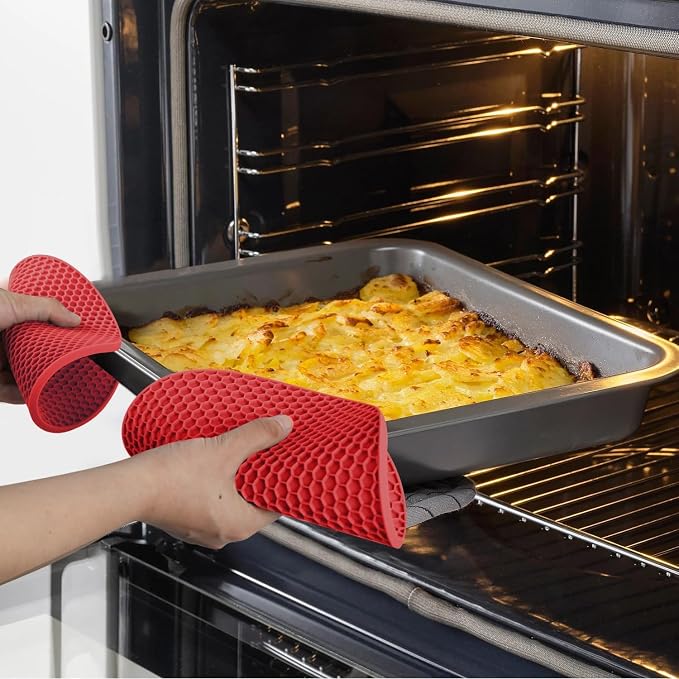 Silicone Trivets for Hot Pots and Pans, Heat Resistant Trivet Mats for Hot