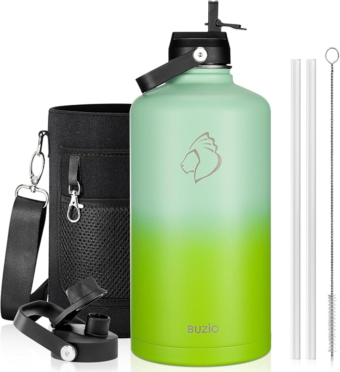 BUZIO 1 Gallon Water Bottle Insulated