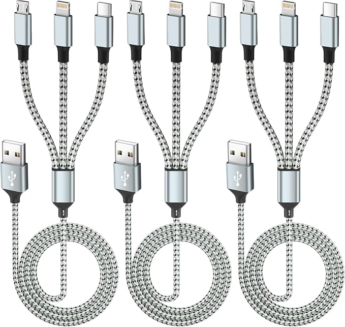 Multi Charging Cable, 3 in 1 Charging Cable