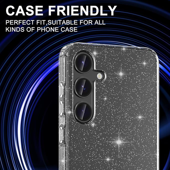 for Samsung Galaxy S25 Plus Camera Lens Protector, Individual Metal Ring