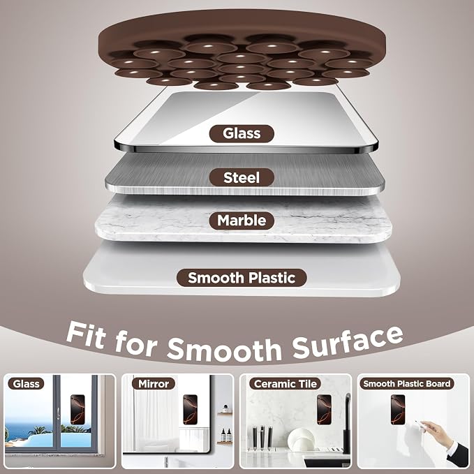 Magnetic Suction Cup Phone Mount