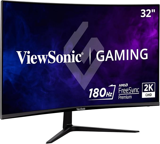 ViewSonic VX3218C-2K 32 Inch Curved 1440p 1ms 165Hz Gaming Monitor