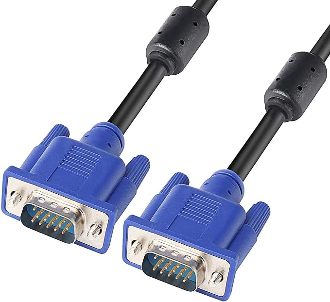 PASOW VGA to VGA Monitor Cable HD15 Male to Male