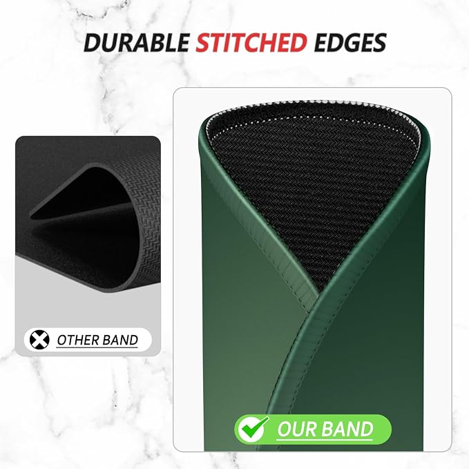 ITNRSIIET Mouse Pad Non-Slip Rubber Base Smooth Surface Stitched Edges