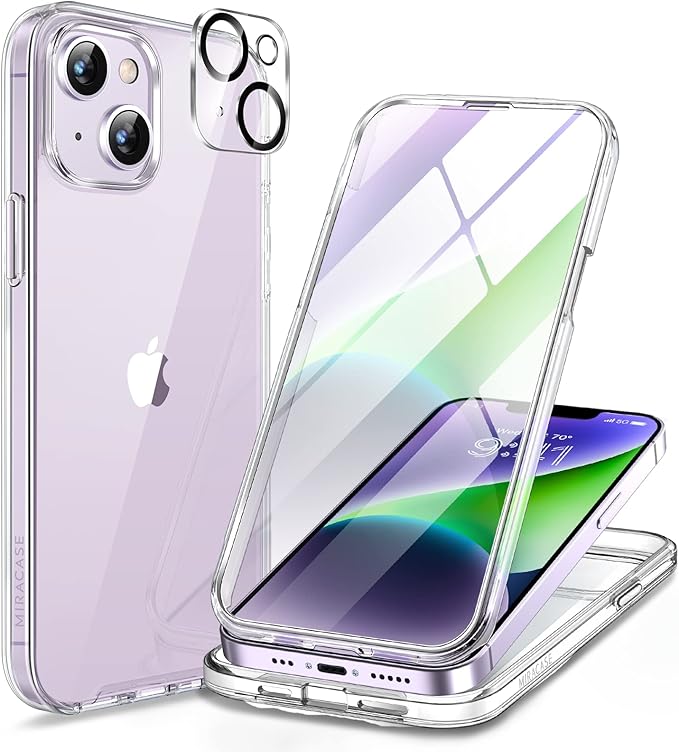 Miracase Class Series for iPhone 14 Case 6.1 inch, Full-Body Protective Bumper
