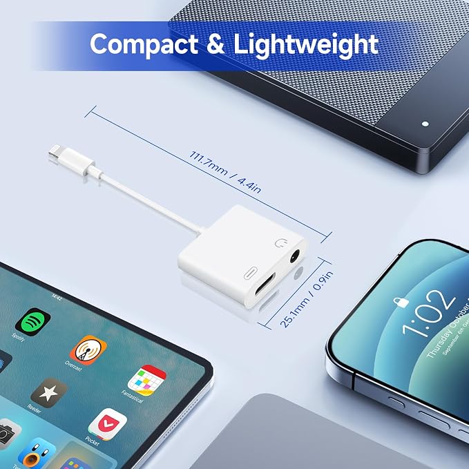 2-in-1 Charging & Audio Adapter