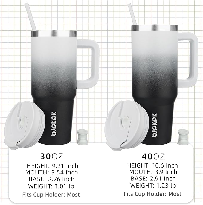 BJPKPK 40 oz Insulated Tumbler