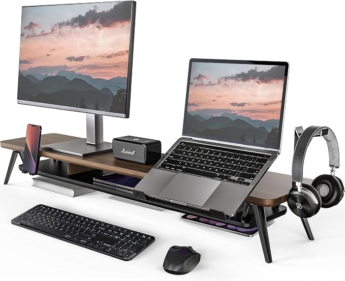 Fenge Dual Monitor Stand, Monitor Riser