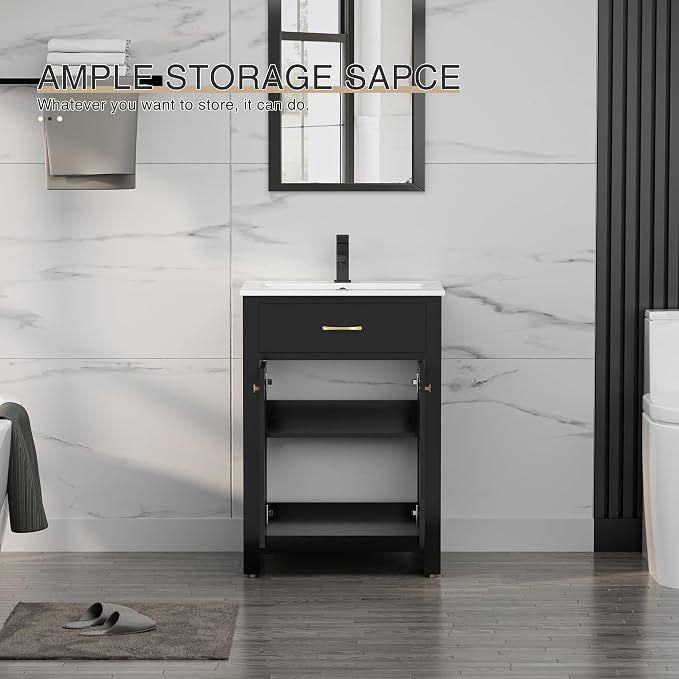 LUCKWIND 24" Bathroom Vanity