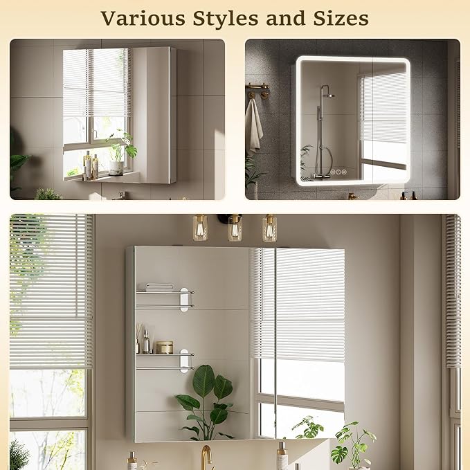 Bathroom Medicine Cabinet with Mirror