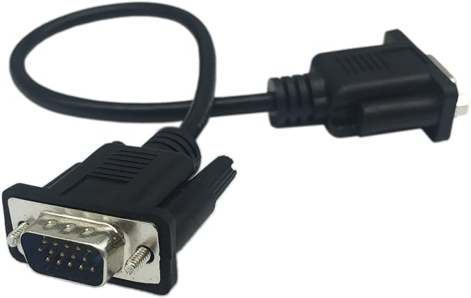 CERRXIAN 1ft VGA SVGA 15 Pin HD15 Male to Female Adapter Video Monitor