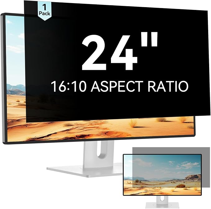Mamol 24 Inch Computer Privacy Screen Filter