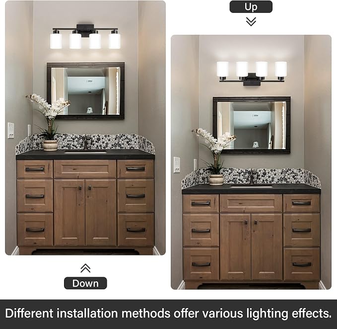 Black Bathroom Light Fixtures
