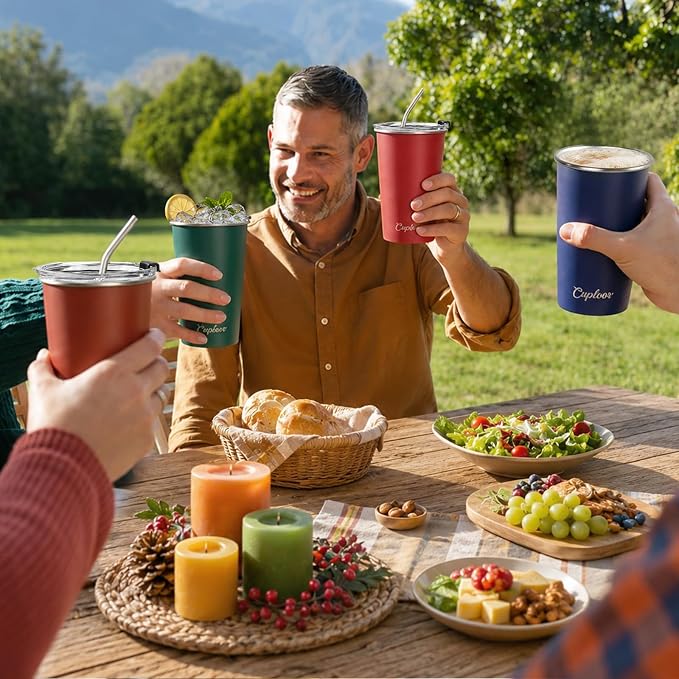 16 oz Stainless Steel Cups