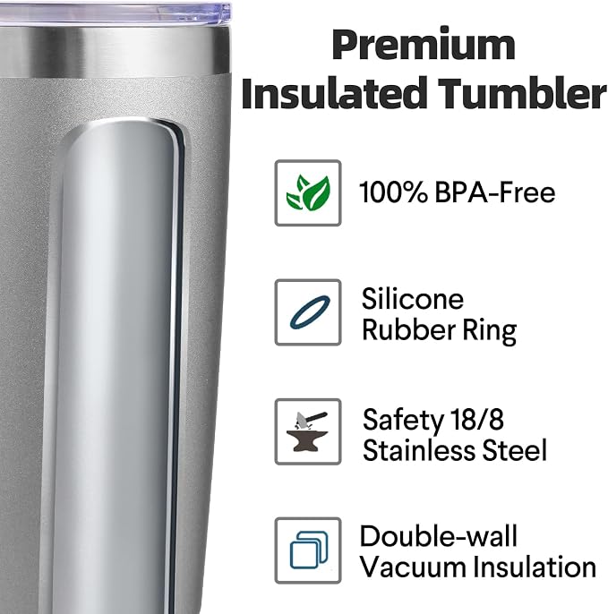 Volhoply 20oz Stainless Steel Tumbler