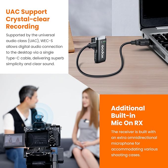 GODOX WEC KIT2 Wireless Microphone