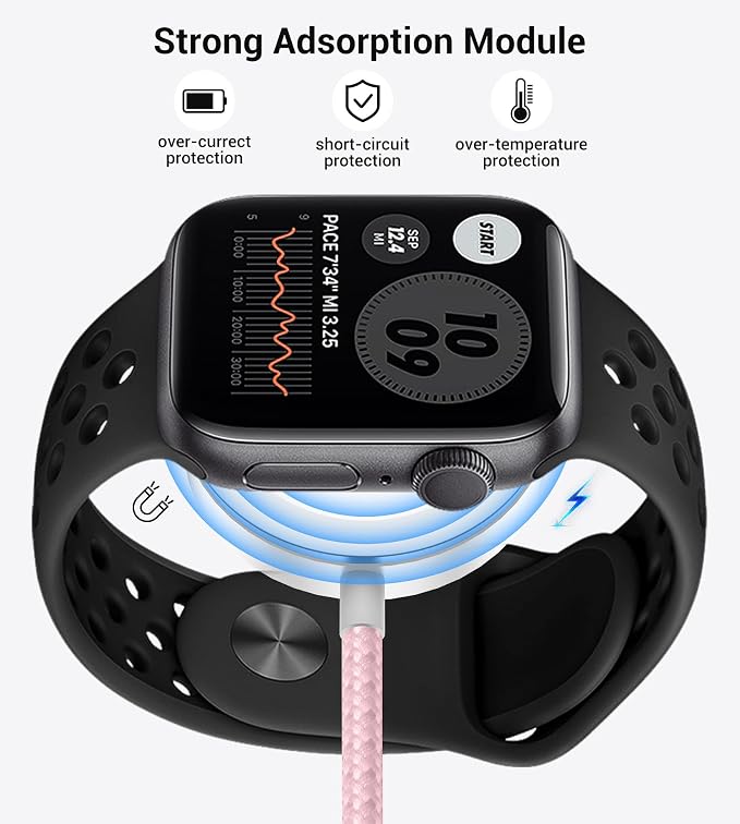 Temdan for Travel Vacation Essentials, 3 in 2 USB C Cable for Apple Watch