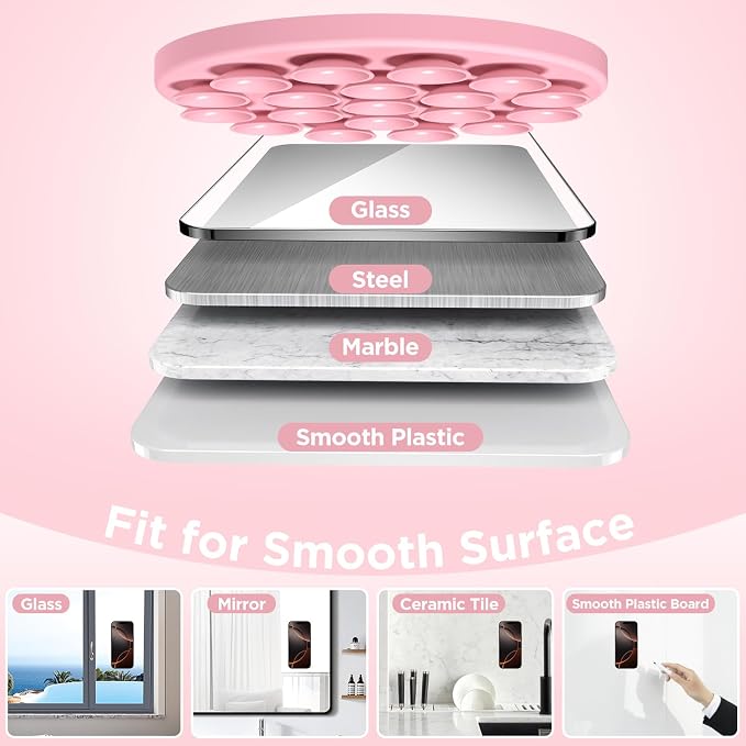 Magnetic Suction Cup Phone Mount
