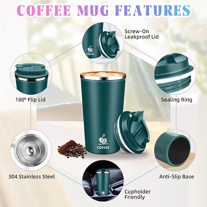 17oz Insulated Travel Coffee Mug