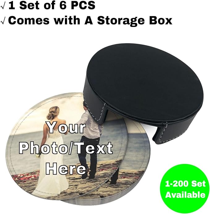 Personalized Drink Coasters