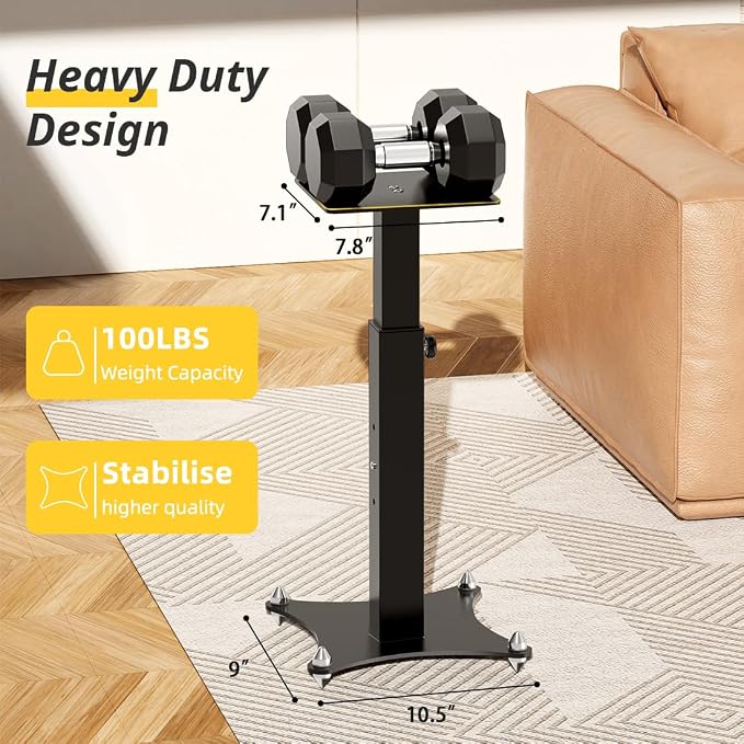 Adjustable Bookshelf Speaker Stands Pair, 20-27.5 Inch All-Metal Heavy Duty
