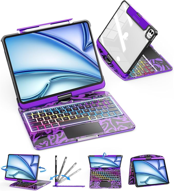 SIEBITU Clear Wireless Keyboard Case