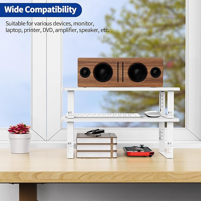 BESIGN MS01 Monitor Stand Riser, Height Adjustable Laptop Stand, Computer