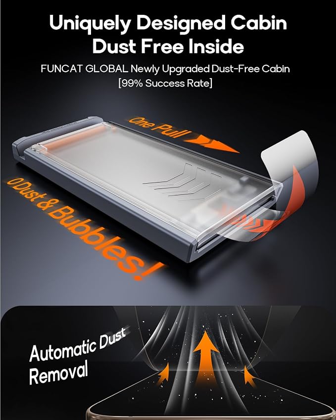 3 Pack for iPhone 14 Plus/iPhone 13 Pro Max Tempered Glass Screen Protector