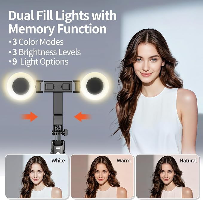 70.9" Auto Face Tracking Tripod 360° Rotation