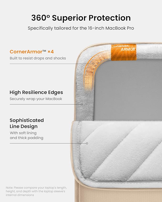 tomtoc 360° Protective Laptop Sleeve