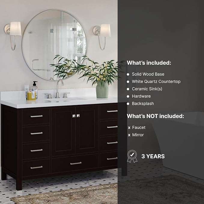 Bathroom Vanity 55" Inch