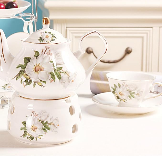 Ceramic Coffee Tea Gift Sets, European Luxury Tea Set, Suitable as A Gift