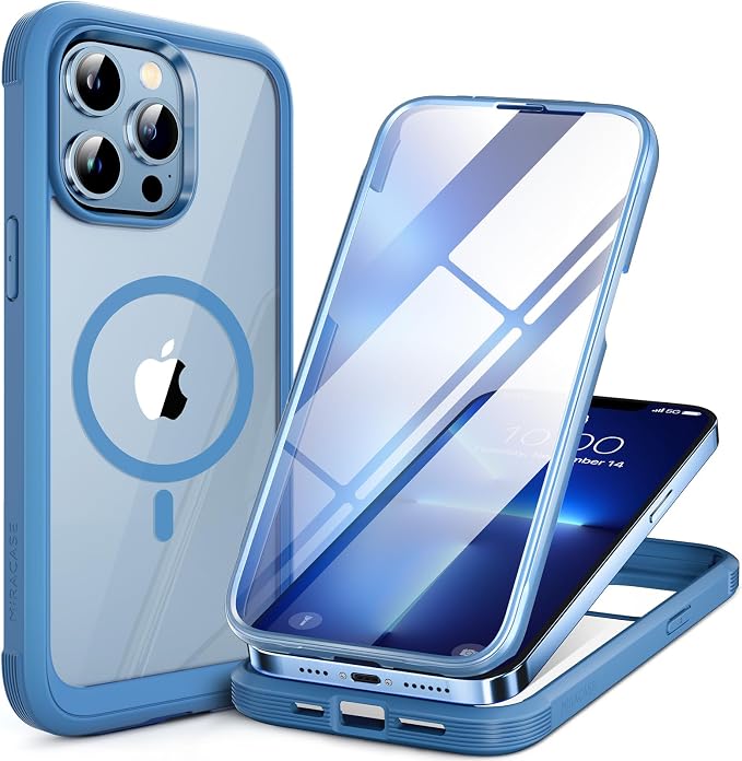 Miracase Magnetic Glass for iPhone 13 Pro Case, Compatible